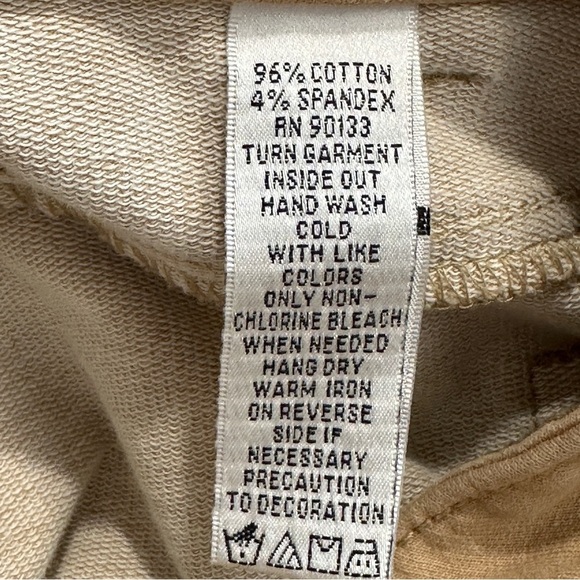 Dream Jeannes by Quacker Factory tan pants, size 14, embellished, stretch - Picture 8 of 10